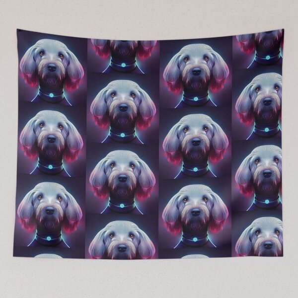 Item preview, Futuristic dog with collar that helps to talk to humans designed and sold by FuturistDesigns.