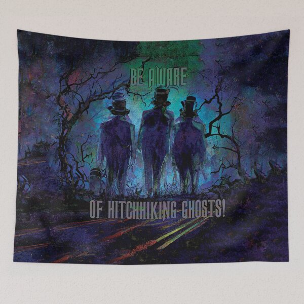 Item preview, Beware of Hitchhiking Ghosts designed and sold by PrintPhrases.