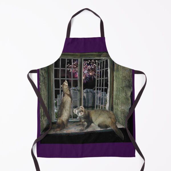 Item preview, Frisky Ferrets Fireworks Night art design designed and sold by BarbaraGlebska.