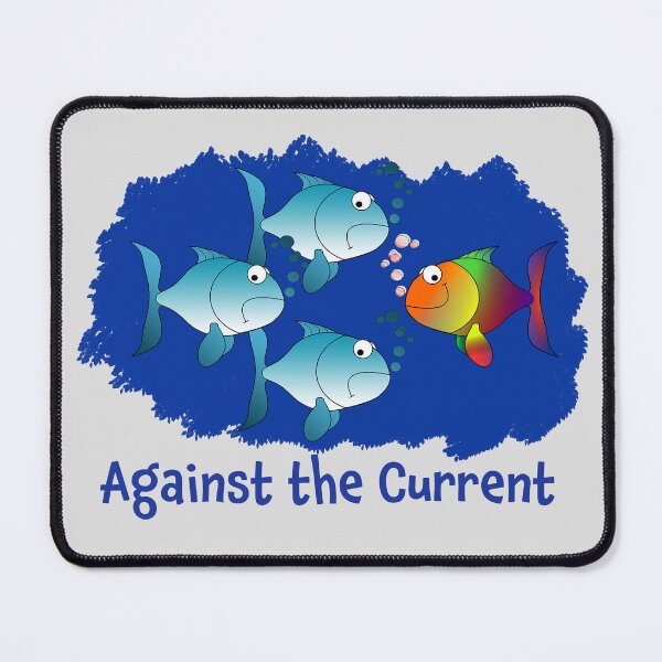 Item preview, Against the Current - (+ View this design on 75+ products) designed and sold by Julien Hebbrecht.