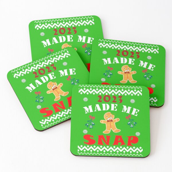Item preview, Made Me Snap Christmas Saying Gingerbread / Funny Christmas 2023 designed and sold by olegarh.