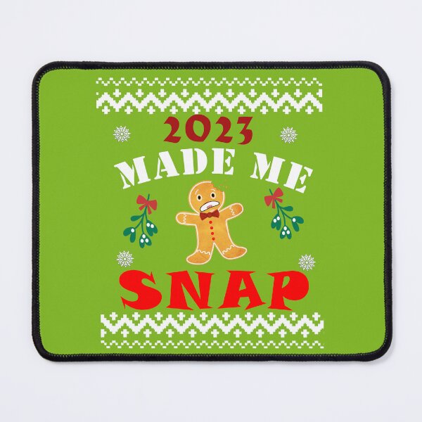 Item preview, Made Me Snap Christmas Saying Gingerbread / Funny Christmas 2023 designed and sold by olegarh.