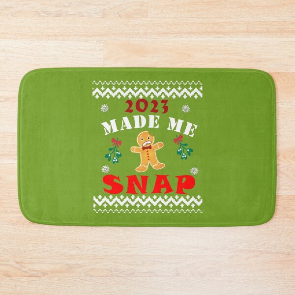 Item preview, Made Me Snap Christmas Saying Gingerbread / Funny Christmas 2023 designed and sold by olegarh.