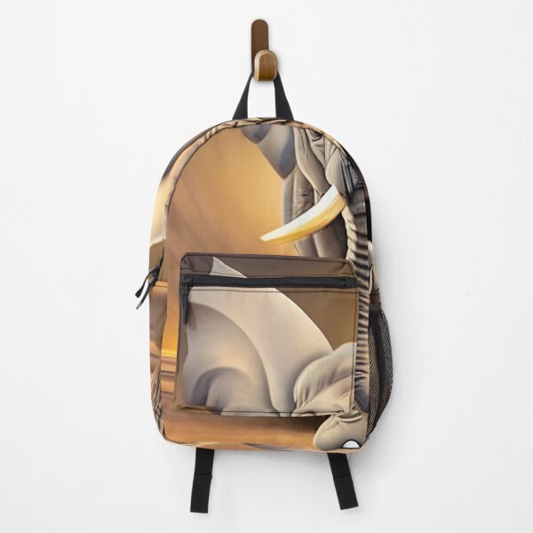 Item preview, Elephant Under Crescent Moon AI Art designed and sold by Melissa Park.