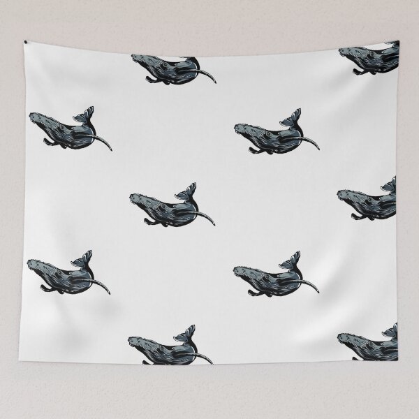Item preview, balena nel mare designed and sold by Evania27.