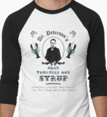 Sort Yourself Out Syrup Old Timey Jordan Peterson Meme Men's Baseball ¾ T-Shirt