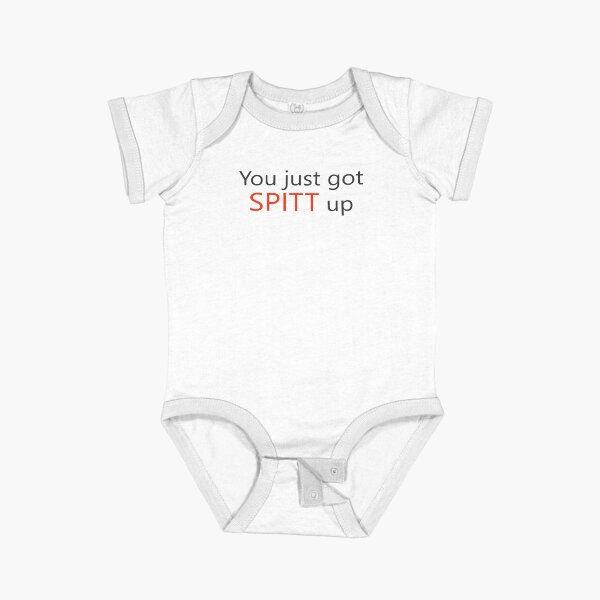 Item preview, You just got SPITT up - Baby Suit from Suits! designed and sold by WaffleOnDesigns.