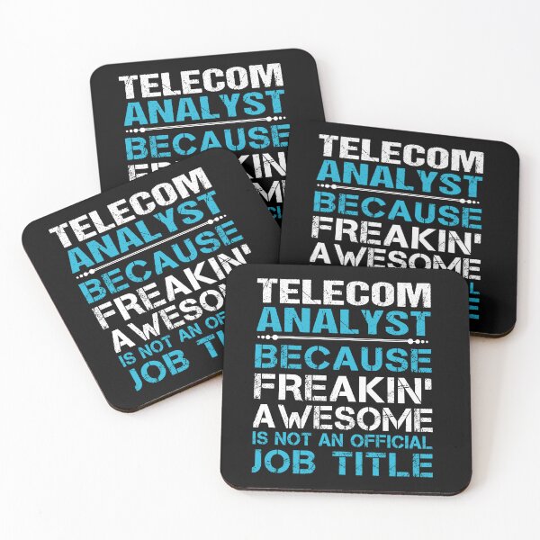 Item preview, Telecom Analyst T Shirt - Freaking Awesome Gift Item Tee designed and sold by alishabvrstella.