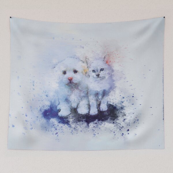 Item preview, DOG AND CAT PUPPYCAT STICKERS designed and sold by Ultimatedezign.
