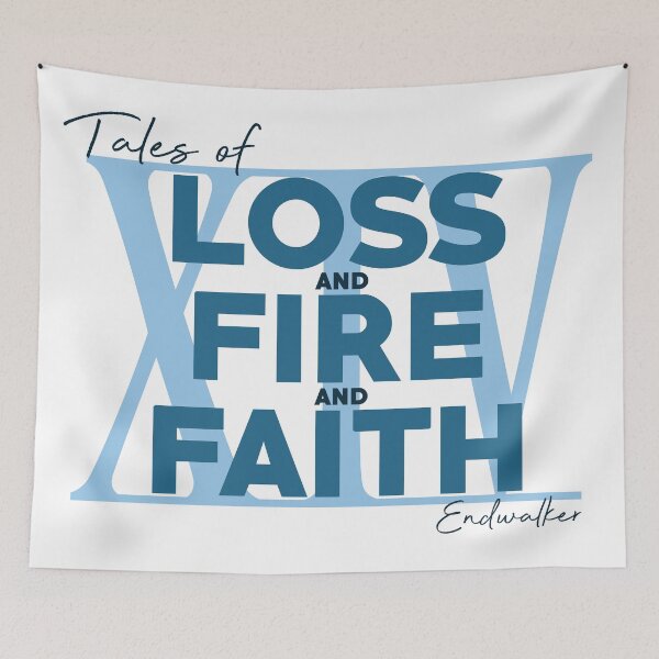 Item preview, FFXIV Tales of Loss and Fire and Faith designed and sold by Jye O'Toole.