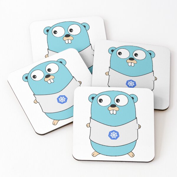 Item preview, Go Gopher wearing a Kubernetes T-Shirt designed and sold by cookieandcode.