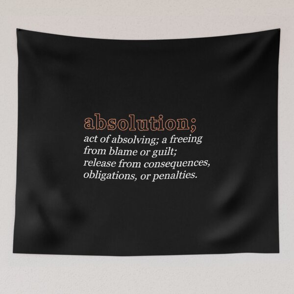 Item preview, absolution definition designed and sold by weirdove.