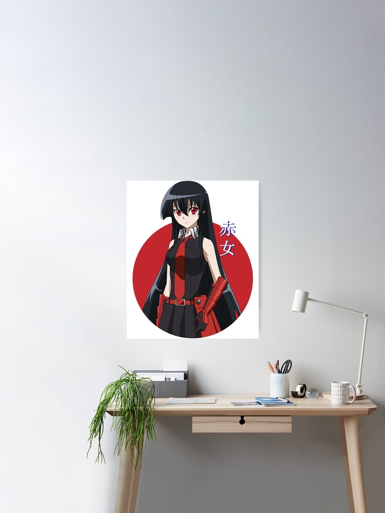 Men Women Akame Ga Kill Anime Gifts For Music Fans Poster for