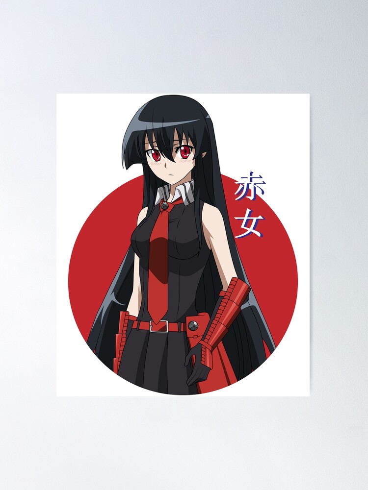 Men Women Akame Ga Kill Anime Gifts For Music Fans Poster for