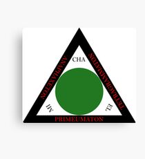 Goetia Triangle - Traditional Greek Version Canvas Print