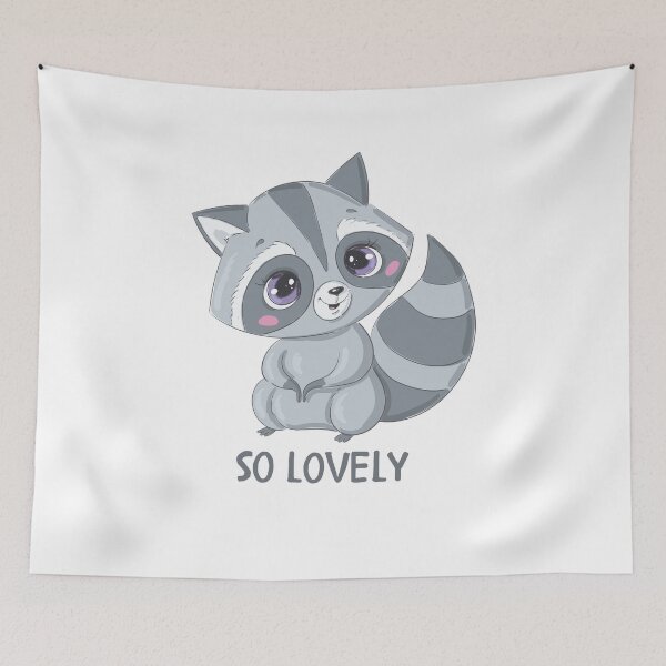 Item preview, So lovely, Little raccoon designed and sold by Tiny-Love ⭐⭐⭐⭐⭐.