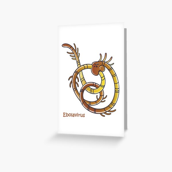 Ebolavirus Grußkarte