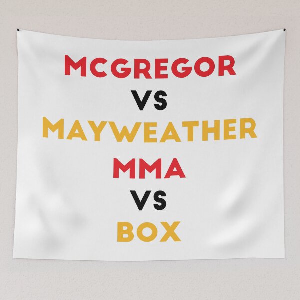 Item preview, McGregor vs Mayweather, MMA vs BOX designed and sold by 47T-Shirts.