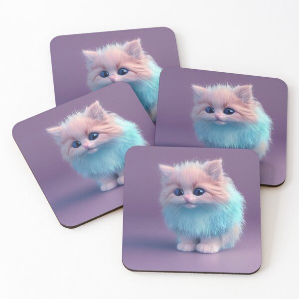 Item preview, Cute blue kitten 2 designed and sold by FuturistDesigns.