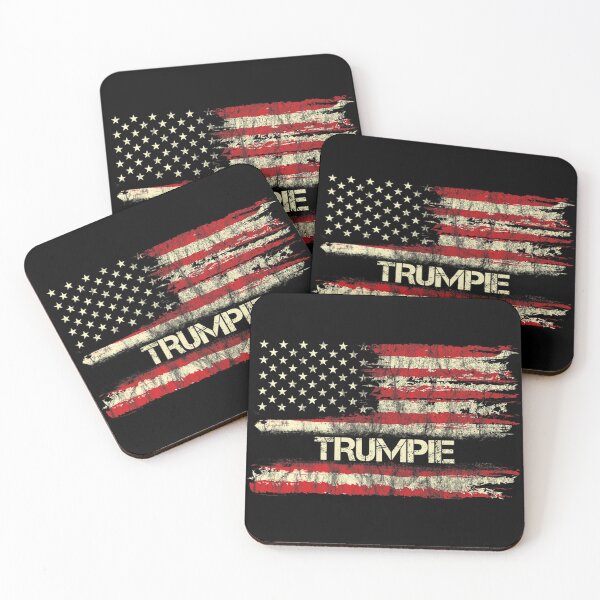 Item preview, Trumpie Anti Biden American Flag designed and sold by OliverBrueggem.