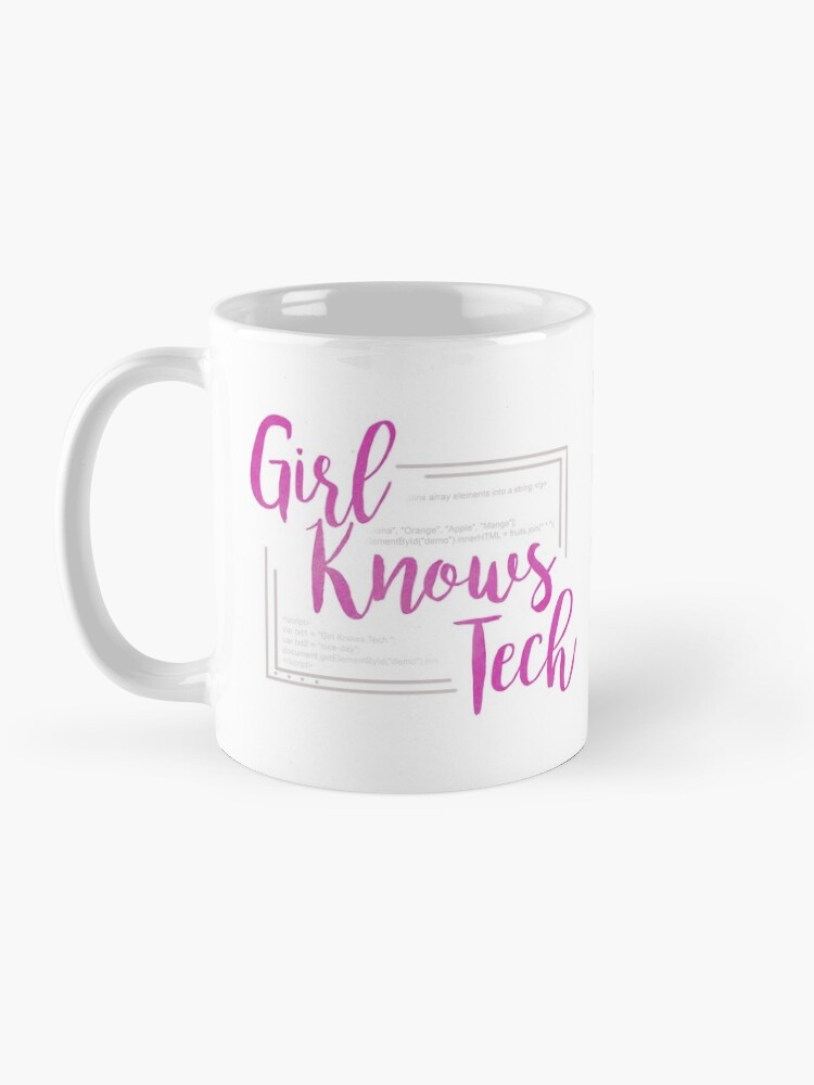 Alternate view of Girl Knows Tech Mug