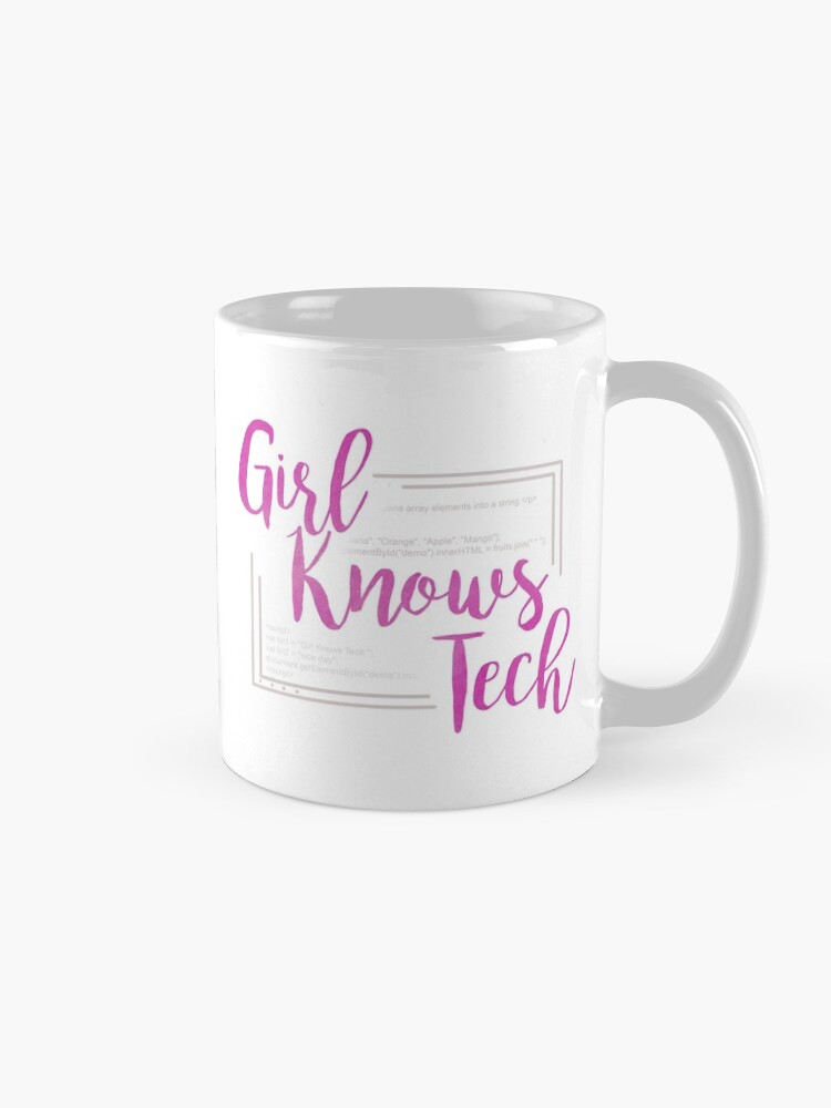 Alternate view of Girl Knows Tech Mug