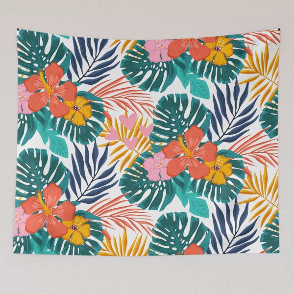Item preview, Diseño tropical vintage, aspecto retro. designed and sold by starfishstuff.