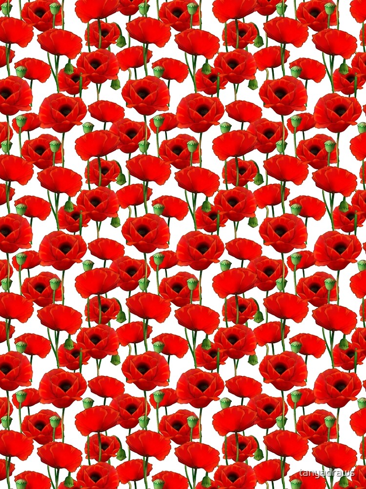 Poppy Pattern by tanyadraws