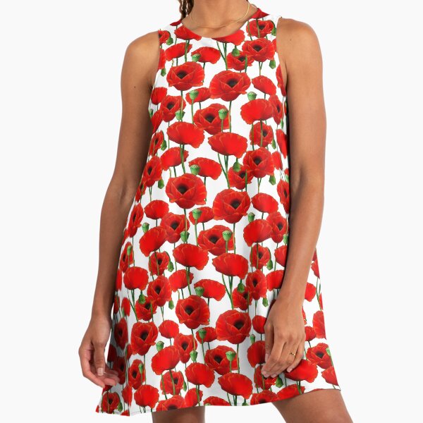Poppy Dresses for Sale | Redbubble Poppy Dresses for Sale | Redbubble