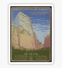 Zion National Park Sticker