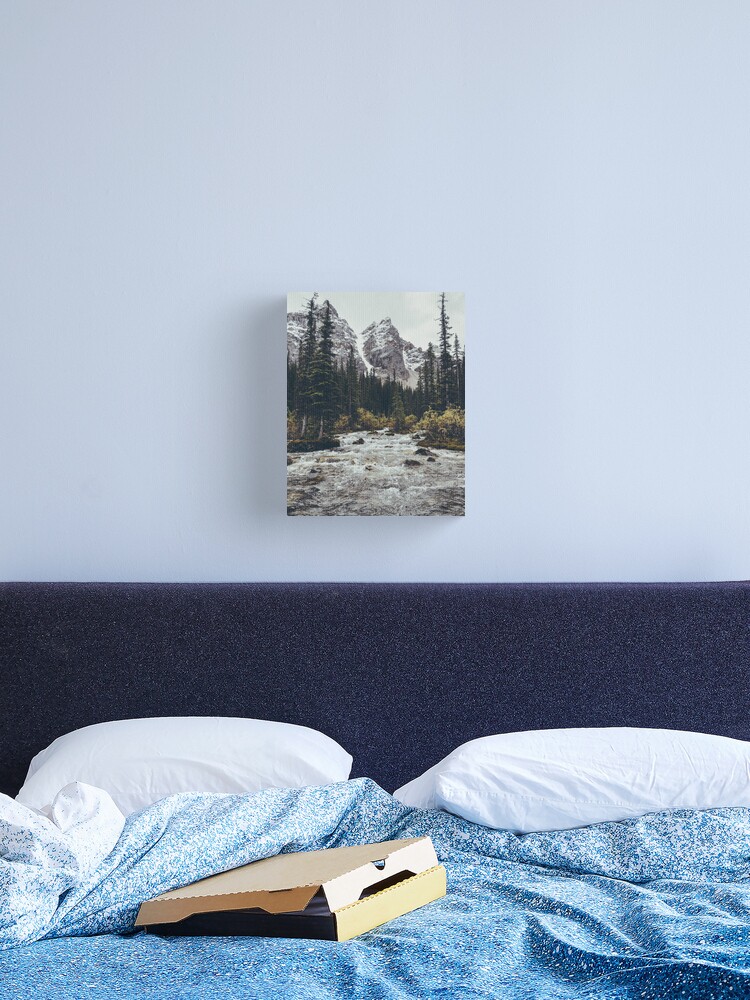 Thumbnail 1 of 3, Canvas Print, mountain rapids designed and sold by bellehibou.