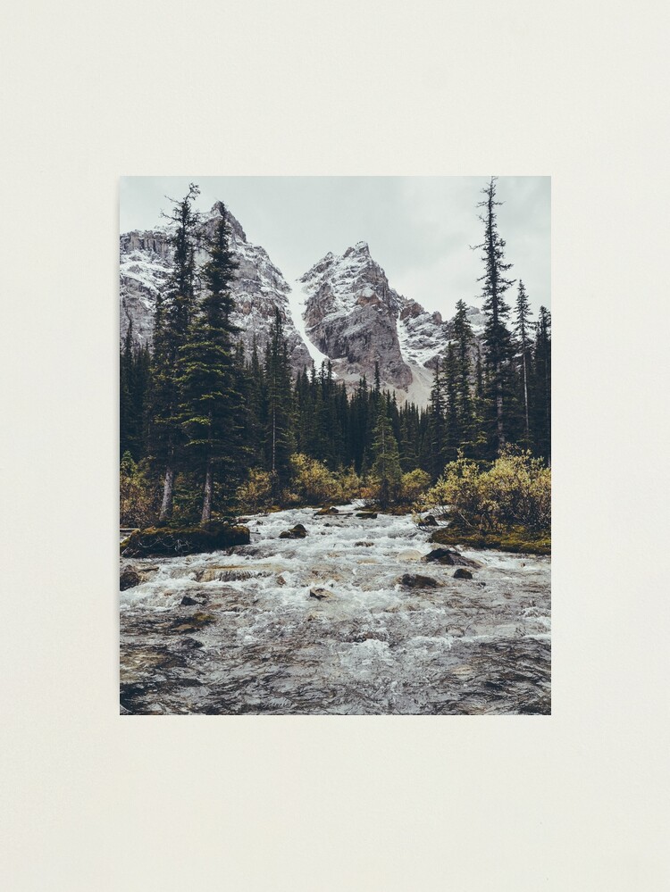 Thumbnail 1 of 3, Photographic Print, mountain rapids designed and sold by bellehibou.