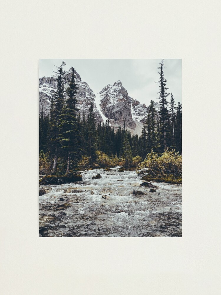 Alternate view of mountain rapids Photographic Print