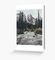 mountain rapids Greeting Card