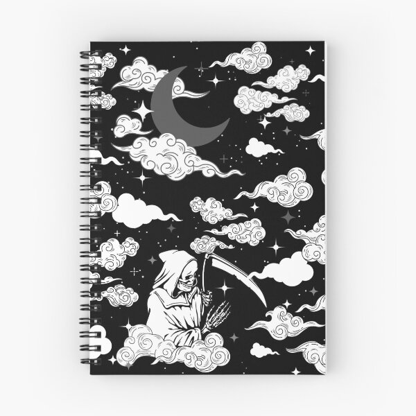 Item preview, Grim reaper in the clouds designed and sold by ElizArtBeth.