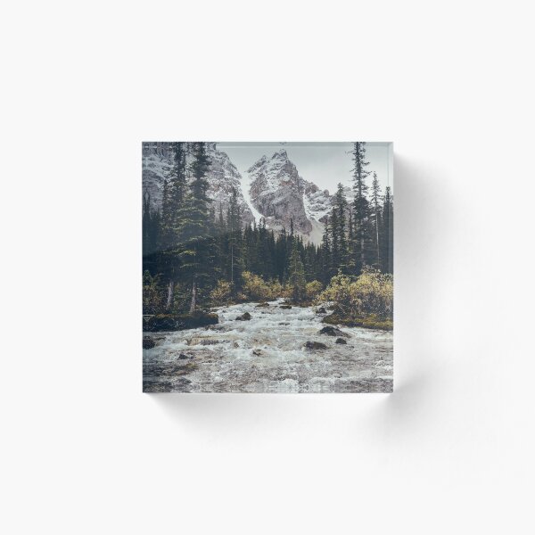 mountain rapids Acrylic Block