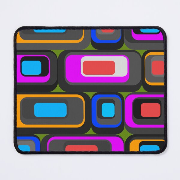 Item preview, retro geometric pattern designed and sold by pauloneill-art.