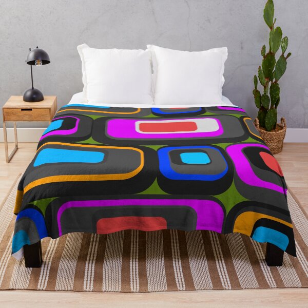 Item preview, retro geometric pattern designed and sold by pauloneill-art.