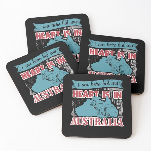 Item preview, I Am Here But My Heart Is In Australia designed and sold by UnknownArtistt.