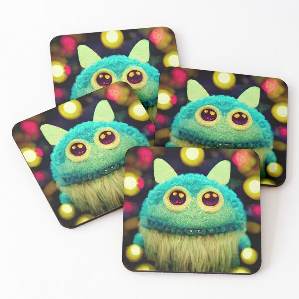 Item preview, Cute fluffy monster made out of yarn designed and sold by NonSonoKoreano.