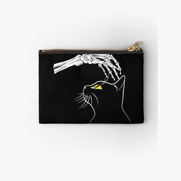 Item preview, Cat With Skeleton Hand Vintage designed and sold by TheInkElephant.