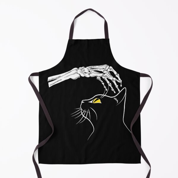 Item preview, Cat With Skeleton Hand Vintage designed and sold by TheInkElephant.
