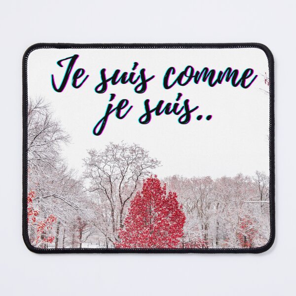 Item preview, I am what I am - popular french quotes theme gifts designed and sold by RebelliousRosee.