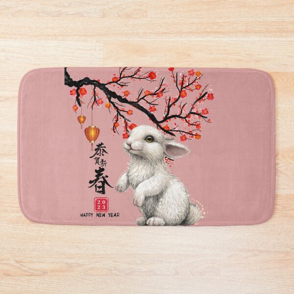 Item preview, Happy New Year Of The Rabbit Chinese Zodiac Rabbit 2023 designed and sold by taogiauco.