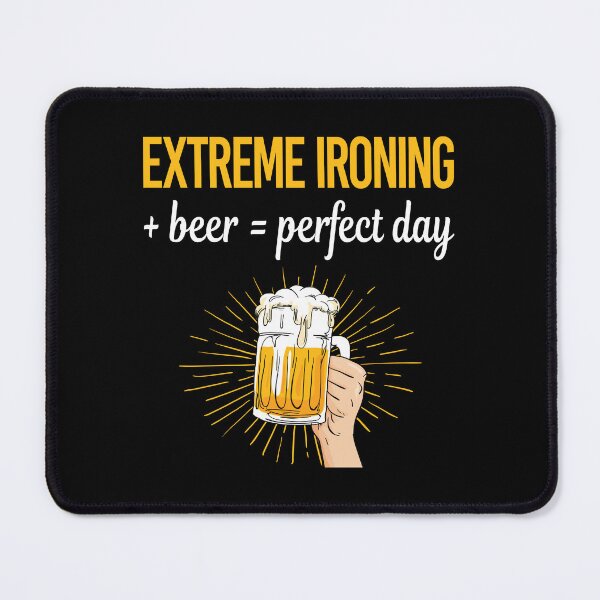 Item preview, Beer Perfect Day Extreme Ironing designed and sold by WigglesDailey.