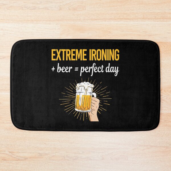 Item preview, Beer Perfect Day Extreme Ironing designed and sold by WigglesDailey.