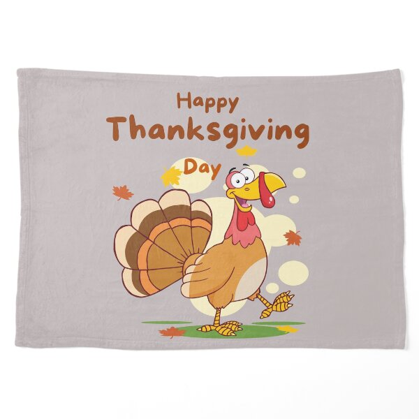 Thanksgiving day turkey- thankful turkey day Pet Blanket