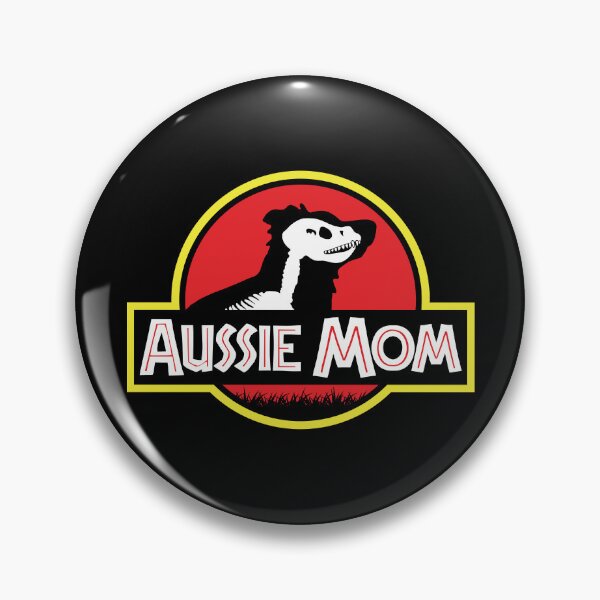Item preview, (For Dark Background) Jurassic Australian Shepherd Mom designed and sold by More Cute Dogs.
