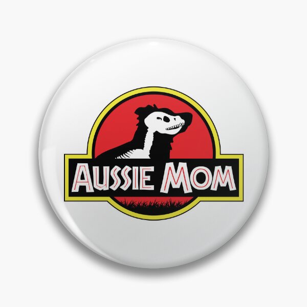 Item preview, (For Bright Background) Jurassic Australian Shepherd Mom designed and sold by More Cute Dogs.