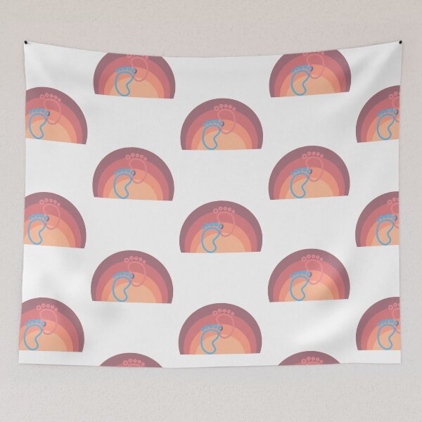 Item preview, Happy feet. Baby retro sunset designed and sold by Tiny-Love ⭐⭐⭐⭐⭐.